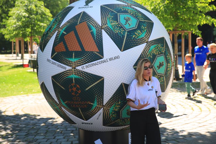 Bine ați venit la Festivalul UEFA Champions League de la München. Foto: Ionuț Iordache (GSP.RO)