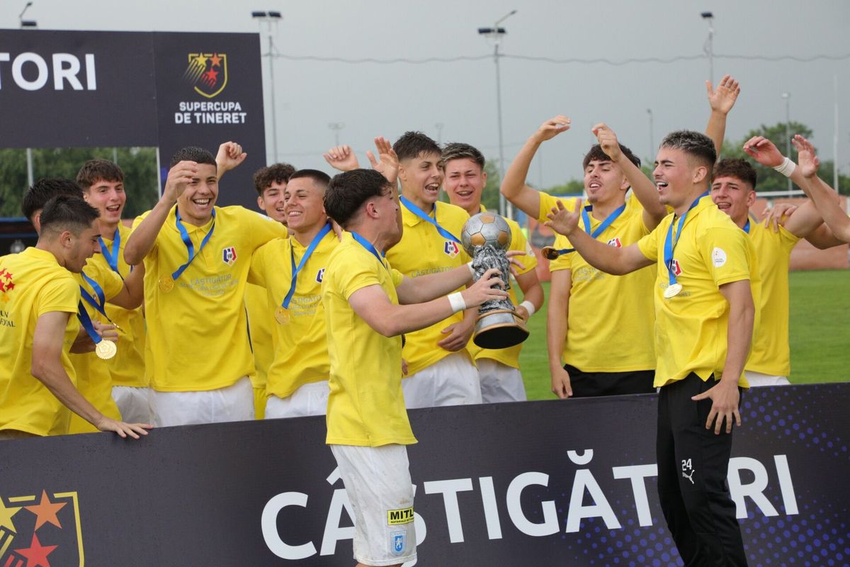 „Perlele” de 3,5 milioane € ale lui Becali, învinse de Craiova lui Rotaru în Supercupa României de la tineret + L-a impresionat pe selecționer