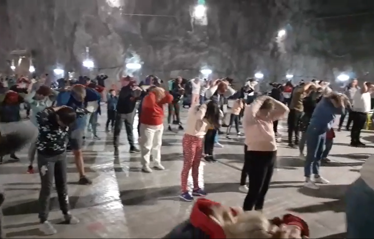 Salina Praid era un sanctuar al sportului!