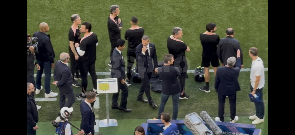 Patron PSG la antrenament