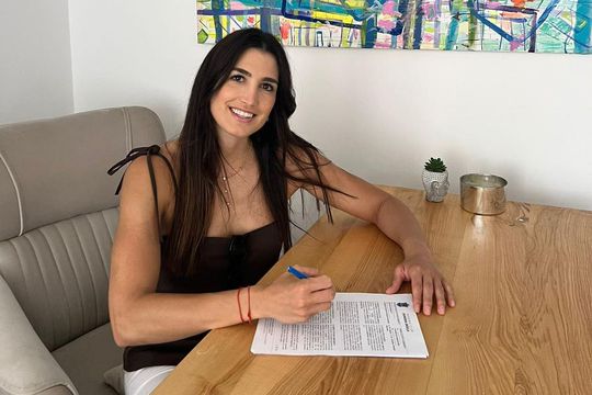 Interul stânga Lara Gonzalez Ortega (33 de ani) a fost prezentat la Dunărea Brăila.
