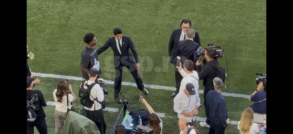 Nasser Al-Khelaifi, prezență neașteptată pe Allianz Arena, înainte de finala Ligii Campionilor » Ce a făcut când s-a întâlnit cu IShowSpeed
