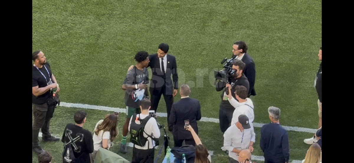 Nasser Al-Khelaifi, prezență neașteptată pe Allianz Arena, înainte de finala Ligii Campionilor » Ce a făcut când s-a întâlnit cu IShowSpeed