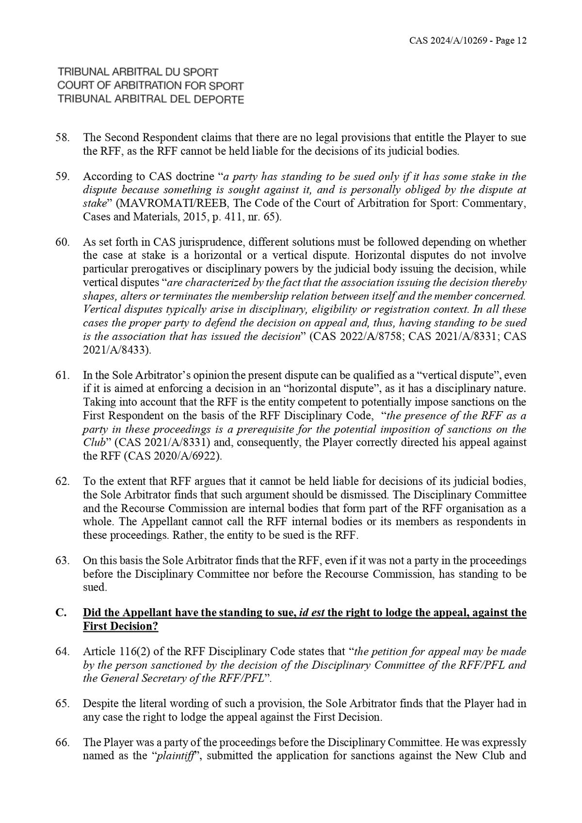 Decizie TAS Rapid - Ionuț Stancu