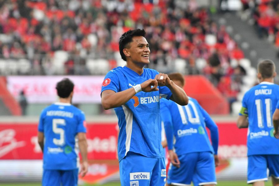 Denil Maldonado a bifat 35 de partide în tricoul Universității, în Superliga 2024-2025. Foto: Bogdan Bălaș, GSP După Mitriță, Universitatea Craiova a mai vândut un titular » S-a înțeles cu rușii