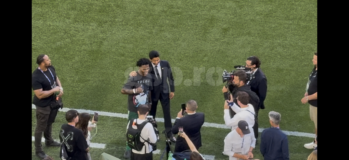 Nasser Al-Khelaifi, prezență neașteptată pe Allianz Arena, înainte de finala Ligii Campionilor » Ce a făcut când s-a întâlnit cu IShowSpeed