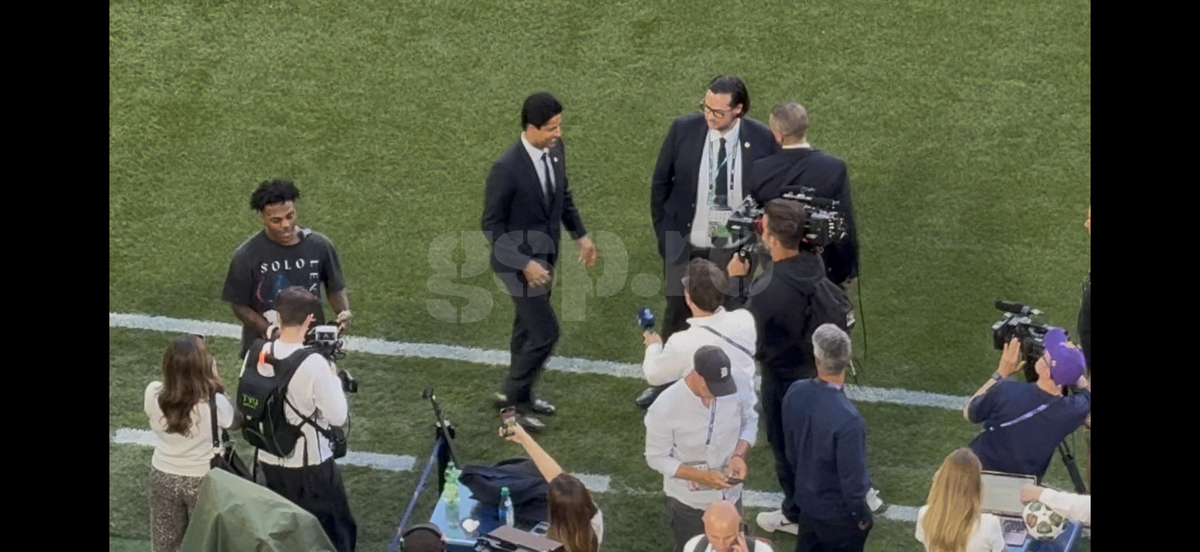 Patron PSG la antrenament