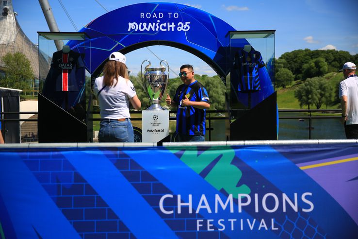 Bine ați venit la Festivalul UEFA Champions League de la München. Foto: Ionuț Iordache (GSP.RO)