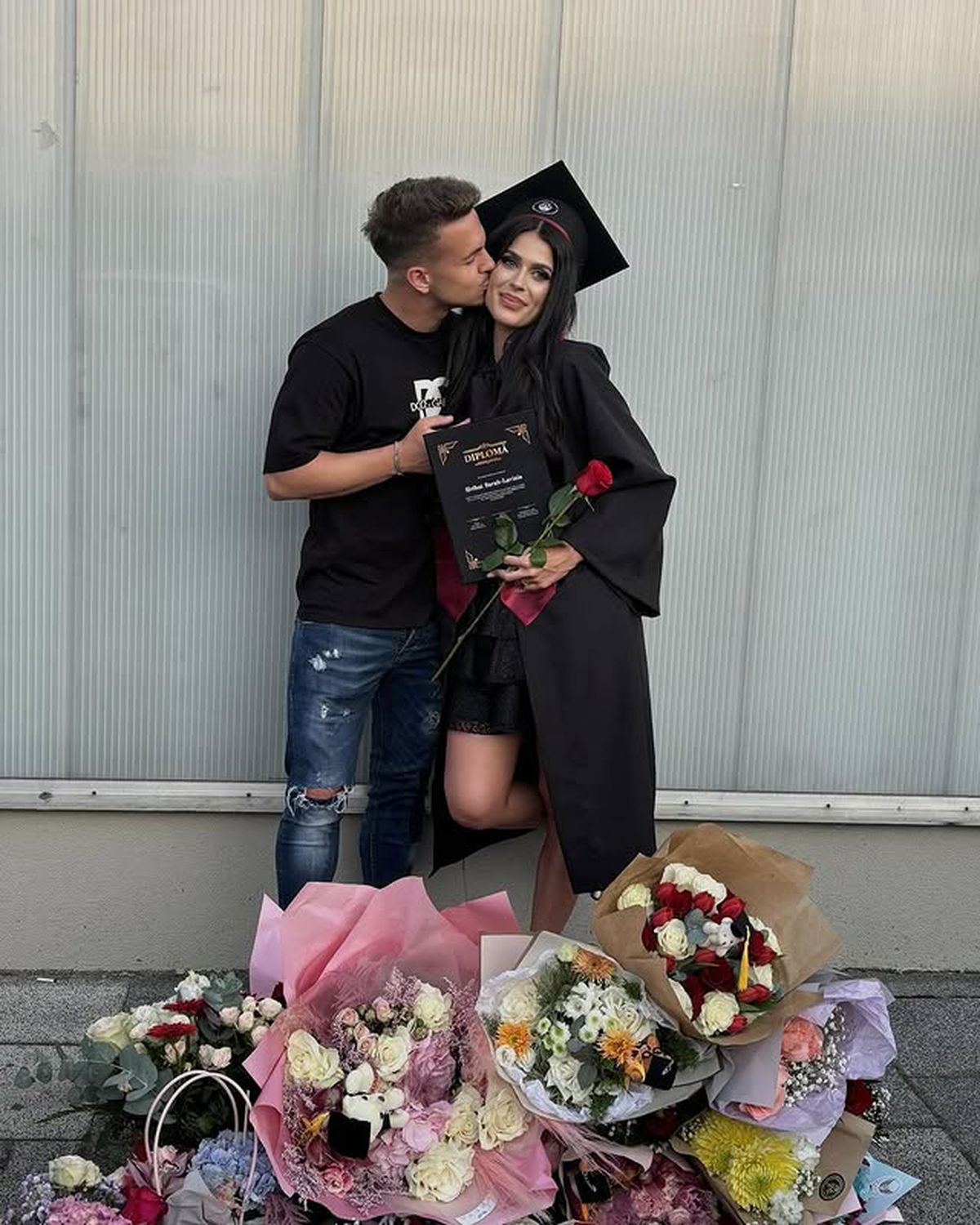 Alex Pop și Sarah Lavinia Hribat, iubita lui