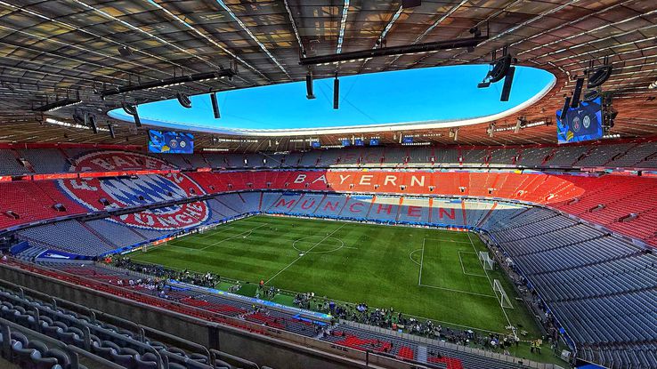 Allianz Arena din München găzduiește finala Champions League, PSG - Inter. Foto: Andrei Crăițoiu (GSP.RO)