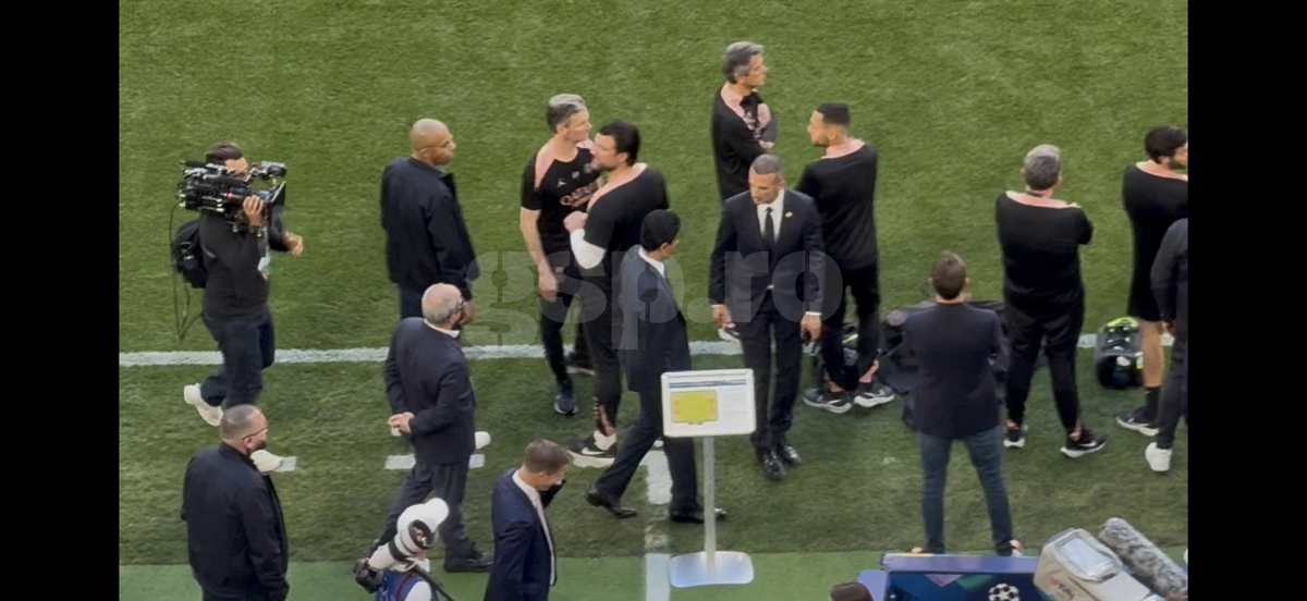 Patron PSG la antrenament