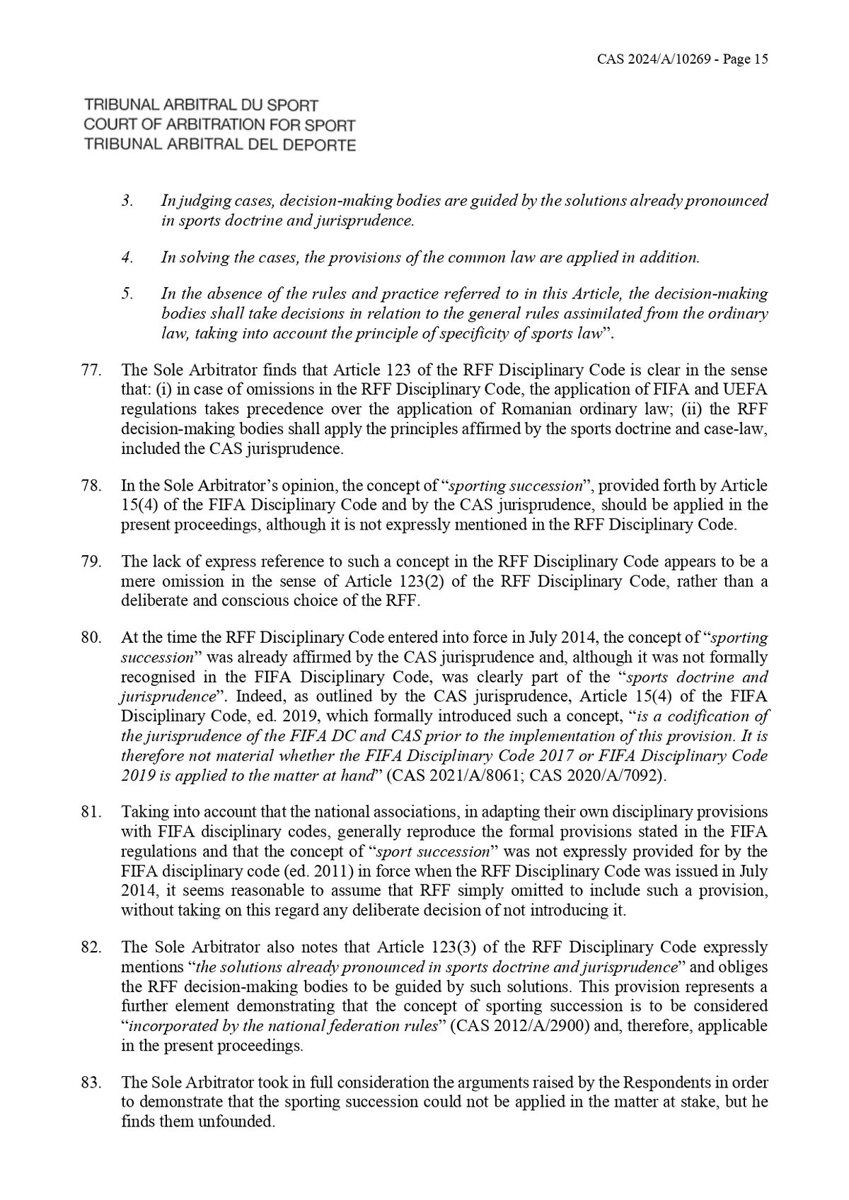 Decizie TAS Rapid - Ionuț Stancu