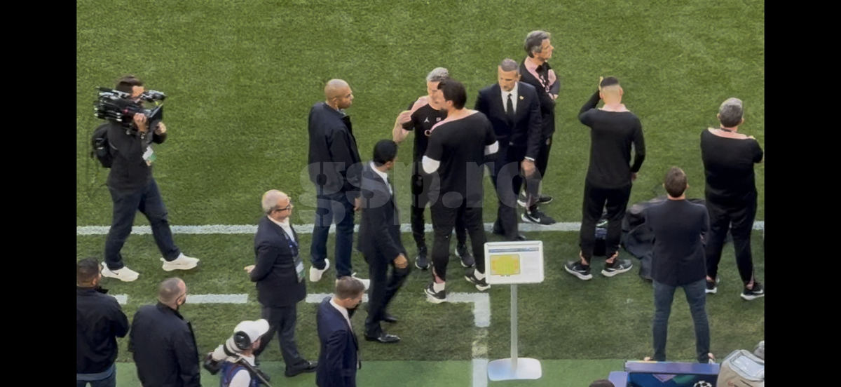 Patron PSG la antrenament