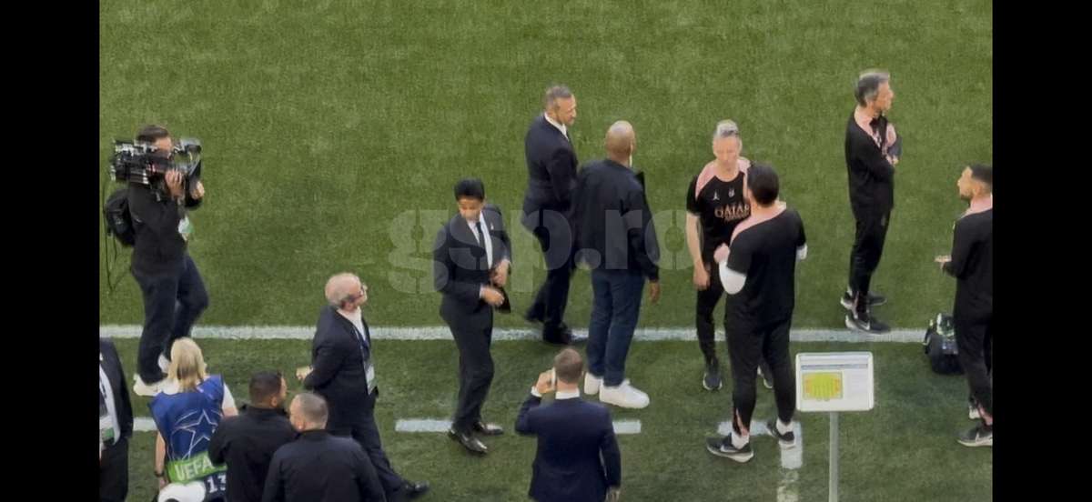 Patron PSG la antrenament