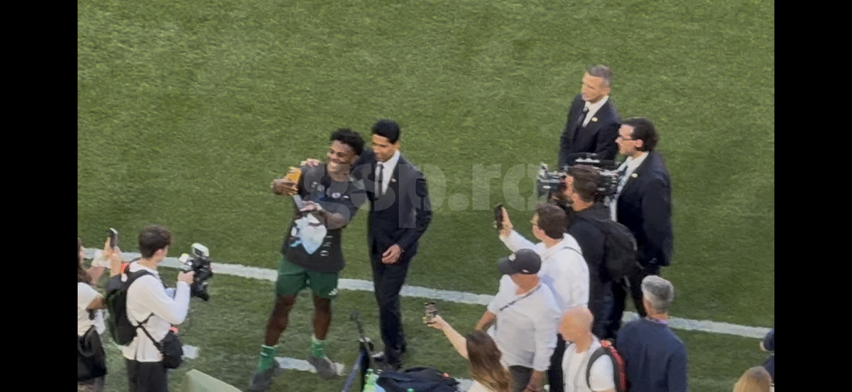 Nasser Al-Khelaifi, prezență neașteptată pe Allianz Arena, înainte de finala Ligii Campionilor » Ce a făcut când s-a întâlnit cu IShowSpeed