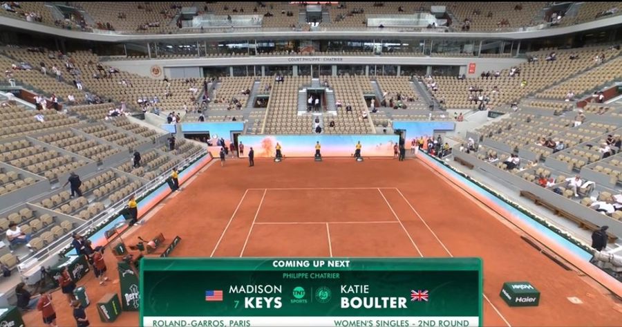 Aena Philippe-Chatrier, înaintea meciului Boulter - Keys Consolat de iubita tenismenă după eșecul-surpriză de la Roland Garros » Camerele de supraveghere au surprins scena, imaginile au ajuns pe internet