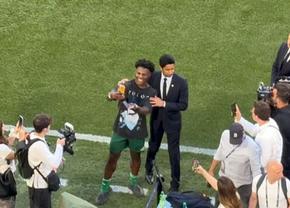 Nasser Al-Khelaifi, prezență neașteptată pe Allianz Arena, înainte de finala Ligii Campionilor » Ce a făcut când s-a întâlnit cu IShowSpeed