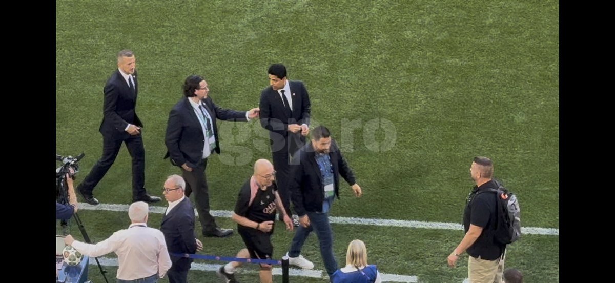 Patron PSG la antrenament