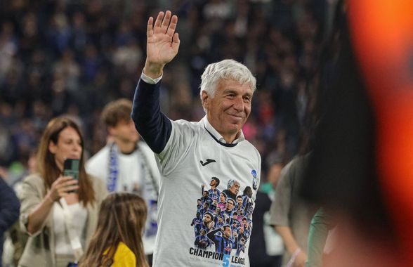 Gian Piero Gasperini a lăsat-o pe Atalanta după 9 ani » Antrenorul italian a semnat pe trei sezoane cu noua echipă din Serie A
