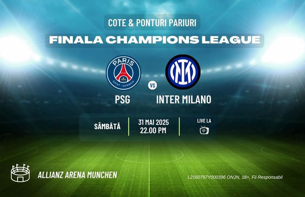 Cota 5.00 pentru un penalty cu VAR: Ponturi pentru finala Champions League