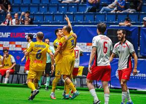 România termină pe primul loc grupa la Europeanul de minifotbal » Demonstrație de forță contra Georgiei