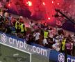 Imaginile cenzurate de UEFA la televizor! » Haos total după golul lui Dembélé: poliția a intrat în forță pe stadion. Foto: Andrei Crăițoiu (GSP.RO)