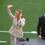 Laura Woods la PSG - Arsenal / FOTO: Ionuț Iordache (GSP.ro)