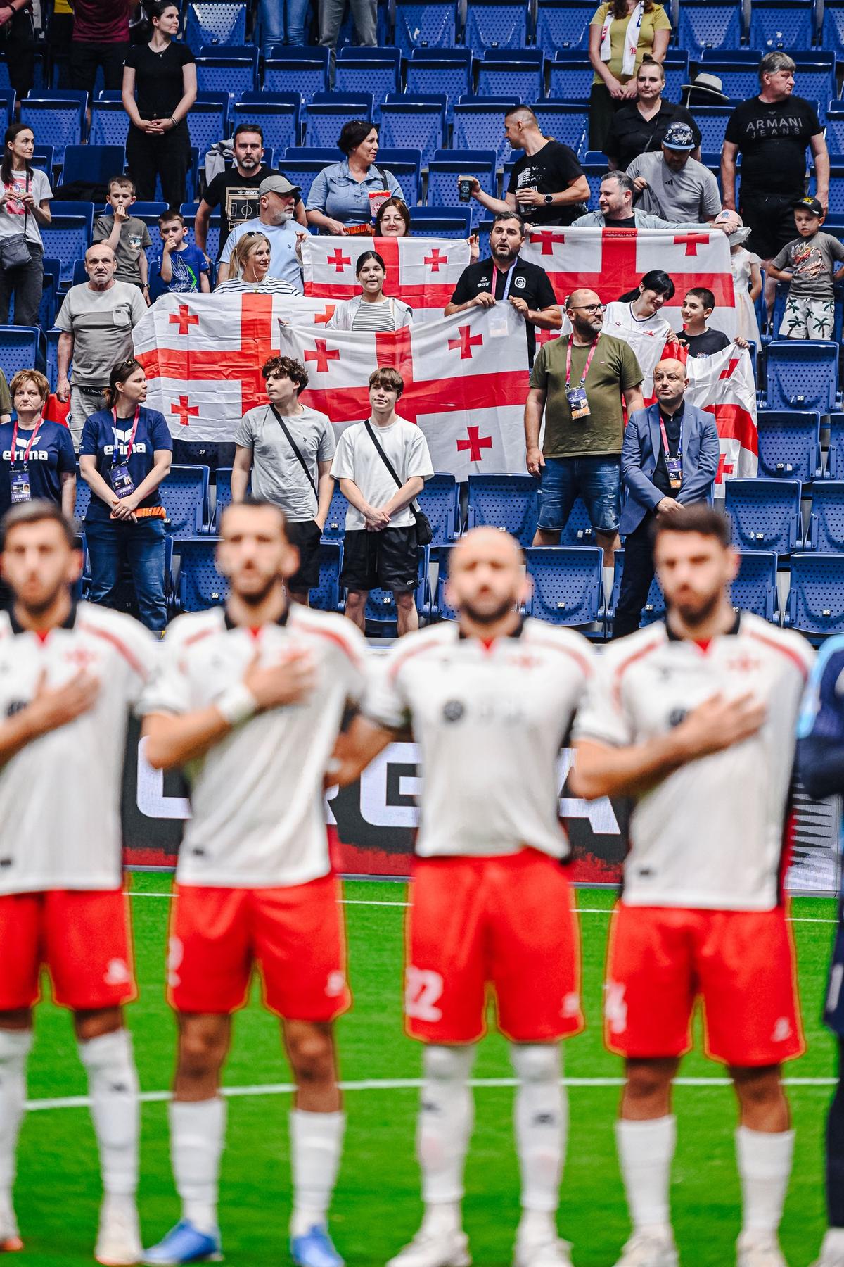 România termină pe primul loc grupa la Europeanul de minifotbal » Demonstrație de forță contra Georgiei