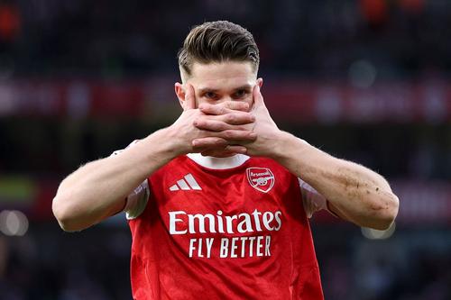 Viktor Gyokeres are 21 de goluri și 3 assisturi în 54 de meciuri la primul său sezon în tricoul lui Arsenal / Foto: Guliver/gettyimages