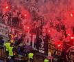 Imaginile cenzurate de UEFA la televizor! » Haos total după golul lui Dembélé: poliția a intrat în forță pe stadion. Foto: Andrei Crăițoiu (GSP.RO)