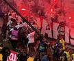 Imaginile cenzurate de UEFA la televizor! » Haos total după golul lui Dembélé: poliția a intrat în forță pe stadion. Foto: Andrei Crăițoiu (GSP.RO)