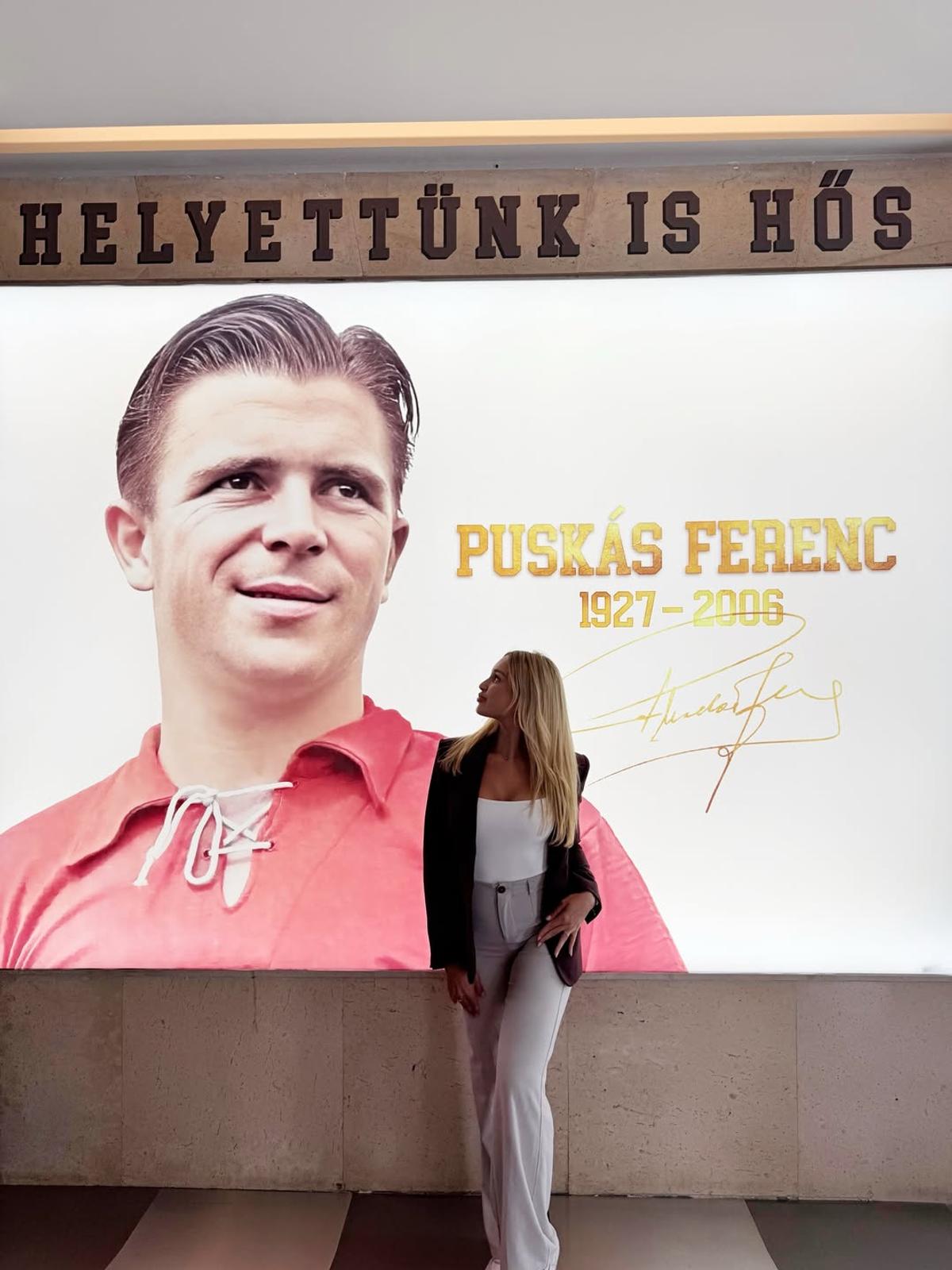 Strănepoata lui Ferenc Puskas, apariție electrizantă la finala Champions League: „Eu sunt Ane”