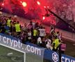 Imaginile cenzurate de UEFA la televizor! » Haos total după golul lui Dembélé: poliția a intrat în forță pe stadion. Foto: Andrei Crăițoiu (GSP.RO)