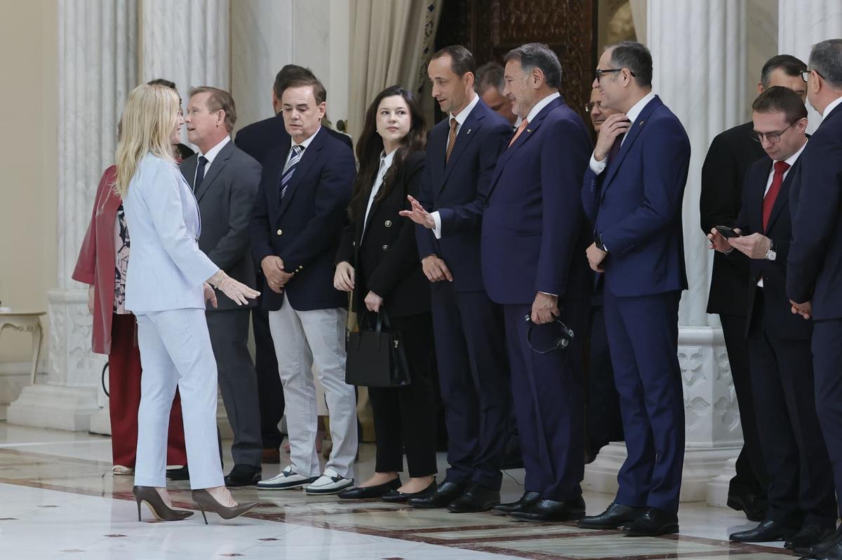 Nadia Comăneci, decorată cu Ordinul Naţional „Steaua României" în grad de Mare Cruce
