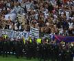 Imaginile cenzurate de UEFA la televizor! » Haos total după golul lui Dembélé: poliția a intrat în forță pe stadion. Foto: Ionuț Iordache (GSP.RO)