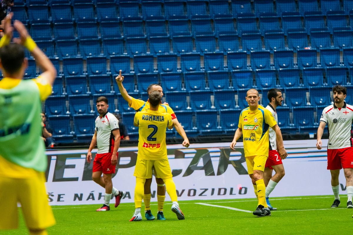 România - Georgia, la Europeanul de minifotbal // foto: Facebook European Minifootball Federation