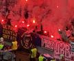 Imaginile cenzurate de UEFA la televizor! » Haos total după golul lui Dembélé: poliția a intrat în forță pe stadion. Foto: Andrei Crăițoiu (GSP.RO)