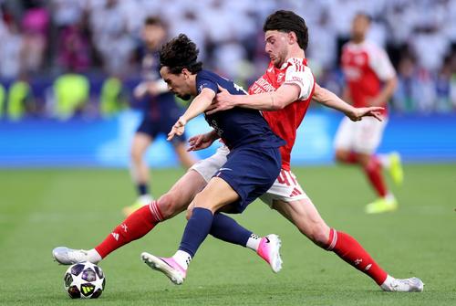 Vitinha a fost desemnat cel mai bun fotbalist din finala PSG - Arsenal // foto: Getty Images