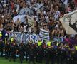 Imaginile cenzurate de UEFA la televizor! » Haos total după golul lui Dembélé: poliția a intrat în forță pe stadion. Foto: Ionuț Iordache (GSP.RO)