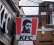 Un KFC din nordul Londrei l-a înlocuit pe Colonelul Sanders cu Mikel Arteta / Foto: Facebook