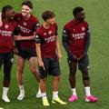 Madueke, primul din stânga, alături de Eze, Rice, Dowman și Saka / FOTO: GettyImages