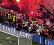Imaginile cenzurate de UEFA la televizor! » Haos total după golul lui Dembélé: poliția a intrat în forță pe stadion. Foto: Andrei Crăițoiu (GSP.RO)