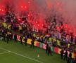 Imaginile cenzurate de UEFA la televizor! » Haos total după golul lui Dembélé: poliția a intrat în forță pe stadion. Foto: Andrei Crăițoiu (GSP.RO)