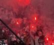 Imaginile cenzurate de UEFA la televizor! » Haos total după golul lui Dembélé: poliția a intrat în forță pe stadion. Foto: Andrei Crăițoiu (GSP.RO)