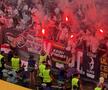 Imaginile cenzurate de UEFA la televizor! » Haos total după golul lui Dembélé: poliția a intrat în forță pe stadion. Foto: Andrei Crăițoiu (GSP.RO)