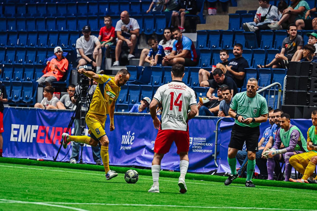 România - Georgia, la Europeanul de minifotbal // foto: Facebook European Minifootball Federation