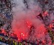 Imaginile cenzurate de UEFA la televizor! » Haos total după golul lui Dembélé: poliția a intrat în forță pe stadion. Foto: Andrei Crăițoiu (GSP.RO)
