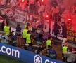 Imaginile cenzurate de UEFA la televizor! » Haos total după golul lui Dembélé: poliția a intrat în forță pe stadion. Foto: Andrei Crăițoiu (GSP.RO)
