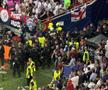 Imaginile cenzurate de UEFA la televizor! » Haos total după golul lui Dembélé: poliția a intrat în forță pe stadion. Foto: Andrei Crăițoiu (GSP.RO)