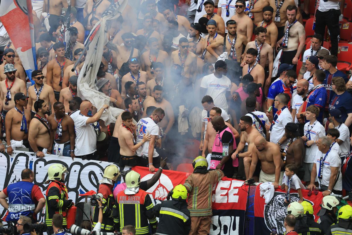 Nu s-a văzut la TV în timpul finalei PSG - Arsenal! Conflict intern pe „Puskás Aréna”